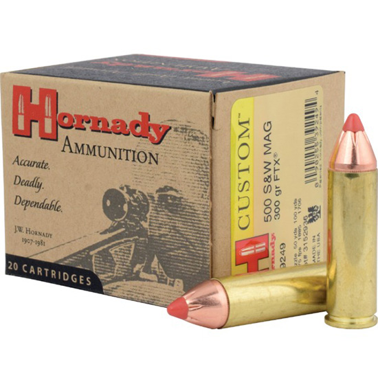 HORN CUSTOM 500SW 300GR FTX 20/10 - Ammunition